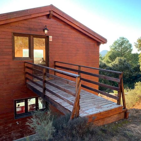 הוילה טריו Casa De Madera En Alto Tajo מראה חיצוני תמונה