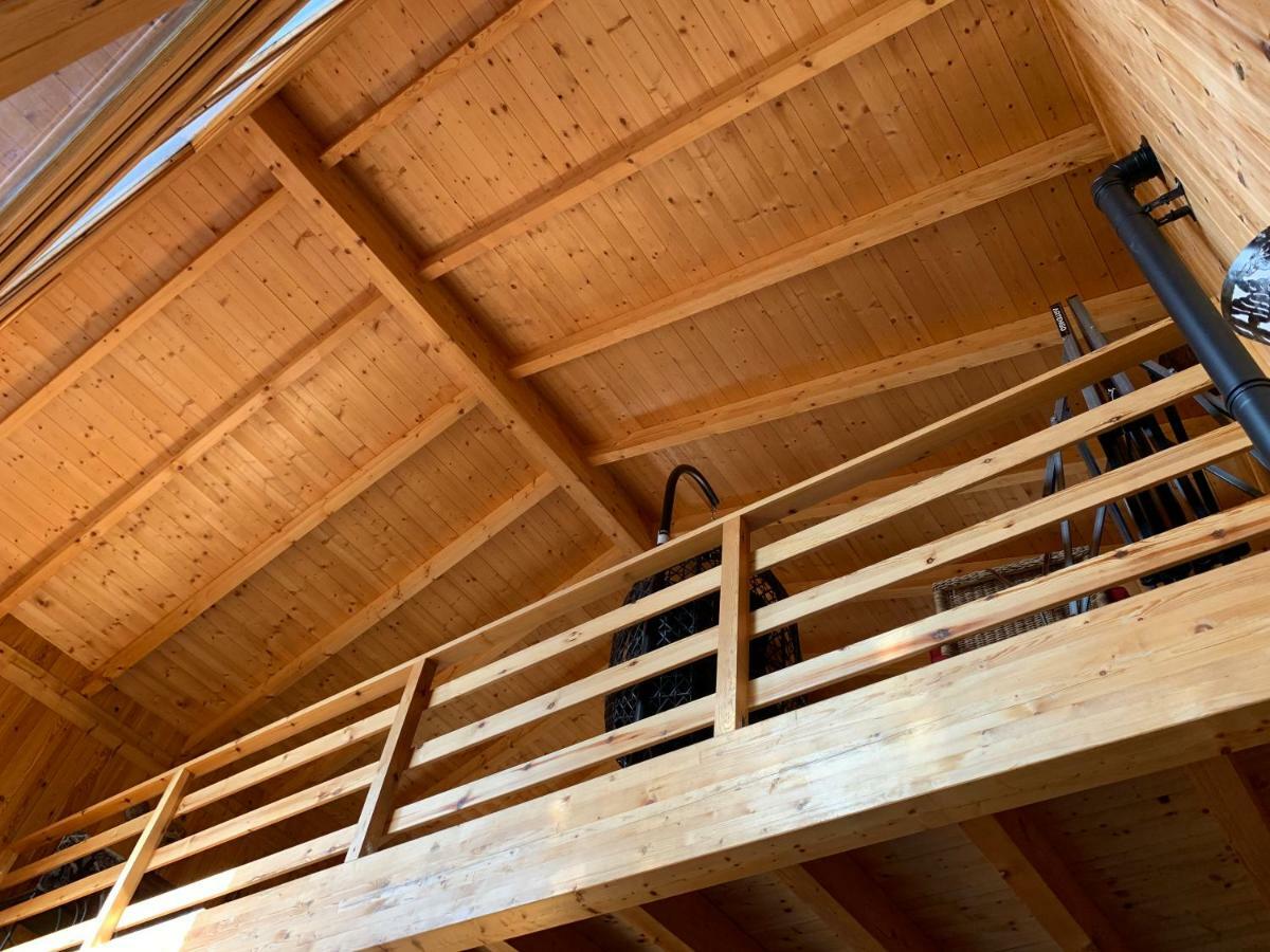 הוילה טריו Casa De Madera En Alto Tajo מראה חיצוני תמונה