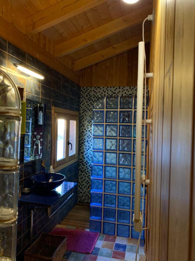 הוילה טריו Casa De Madera En Alto Tajo מראה חיצוני תמונה