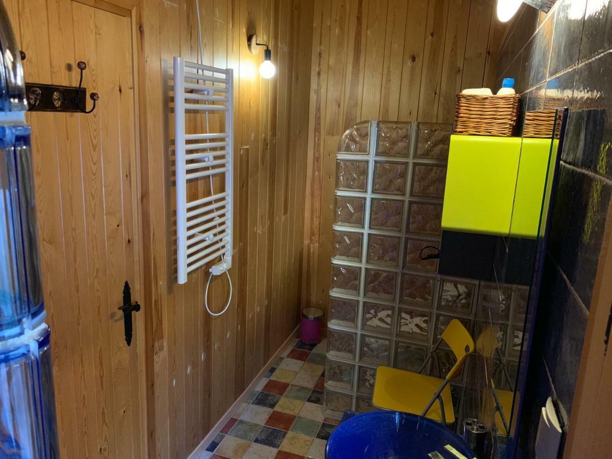 הוילה טריו Casa De Madera En Alto Tajo מראה חיצוני תמונה